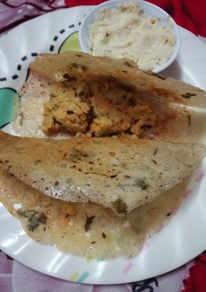 A picture of Vrat ka Dosa Navratri special.