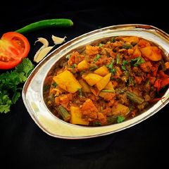 A picture of Aloo Beans sabji.