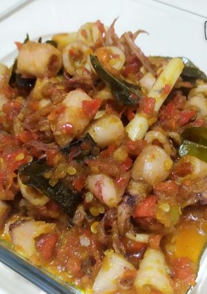 Foto resep Cumi Sambal Mercon