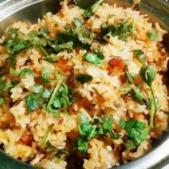 A picture of Tadka rice.