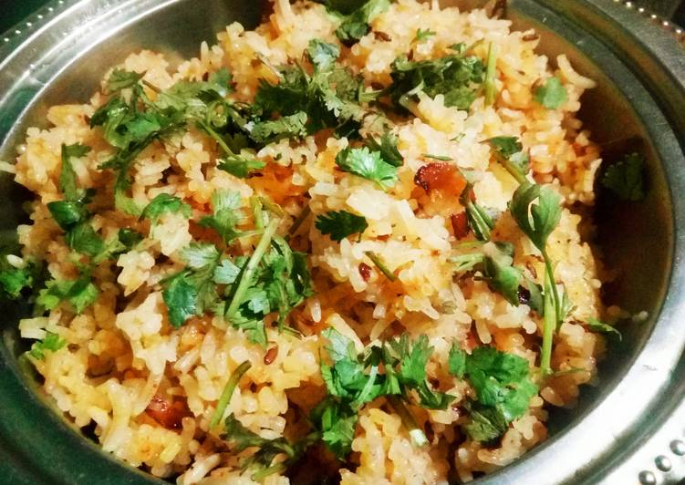 Easiest Way to Prepare Super Quick Homemade Tadka rice