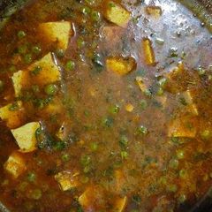 A picture of Jhatpat matar paneer recipe.
