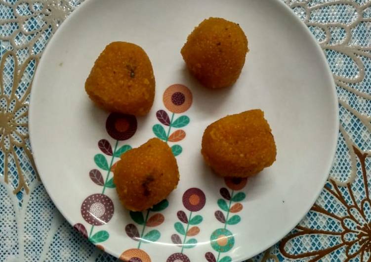 Easy motichoor laddu at home