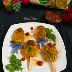 A picture of Schezwan Parsley Maggi Pops.