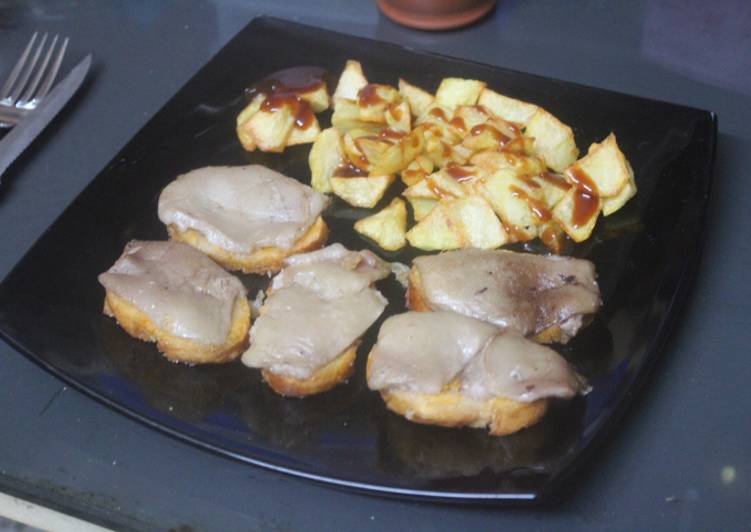 Tostadas con manitas de cerdo