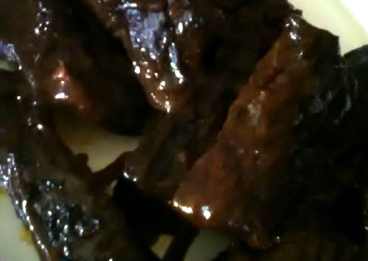 Slow Baked BBQ Boneless Ribs Slow Baked BBQ Boneless Ribs