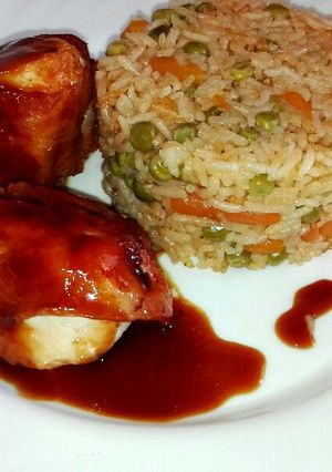 Una foto de Solomillo de pollo con beicon