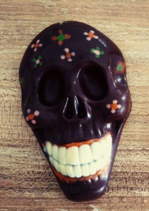 Une photo de Sorcière et la Muerta en chocolat