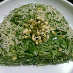 A picture of Sprouted spinach Rice.
