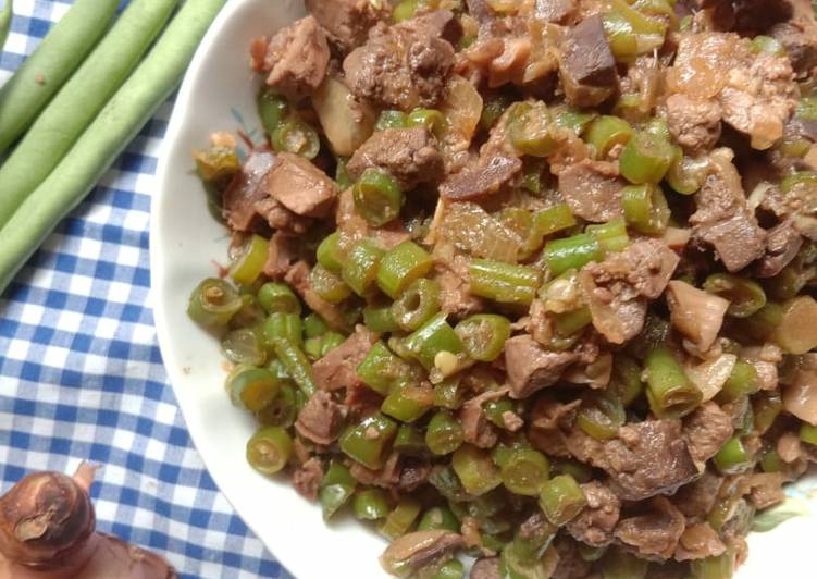 Resep 22.7~ Oseng Ati-Ampela Buncis Lezat