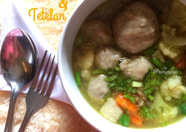 Sop Baso dan Tetelan