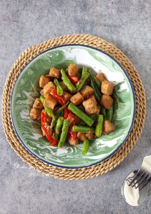 Foto resep Oseng Tempe Gembus dan Buncis