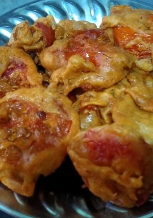 A picture of Tomato bhajiya.