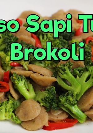 Foto resep Bakso Sapi Tumis Brokoli