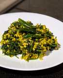 Shepu Bhaji (Stir fry dill leaves)