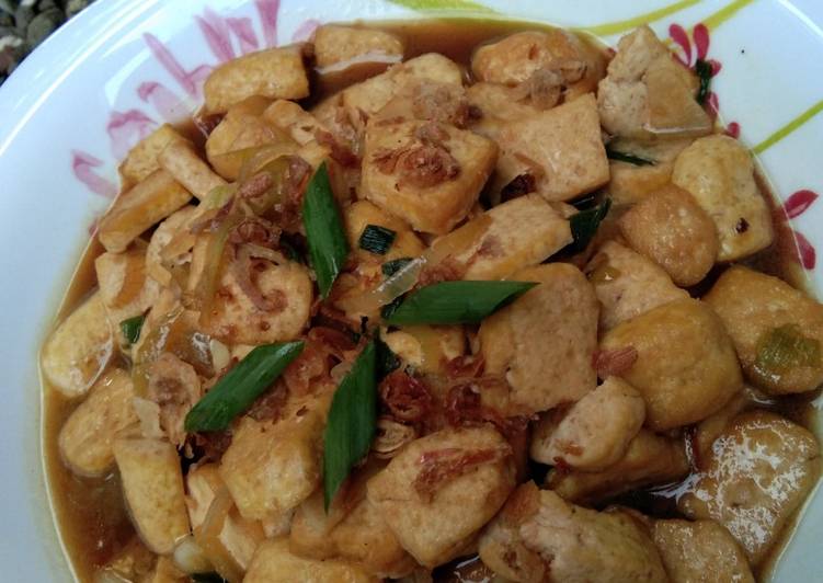 Tahu saori lada hitam