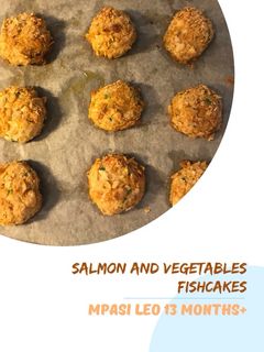 Foto resep Salmon And Vegetables Fishcakes (MPASI 1y+) #6 #tantangandiakhirtahun #masakditahunbaru