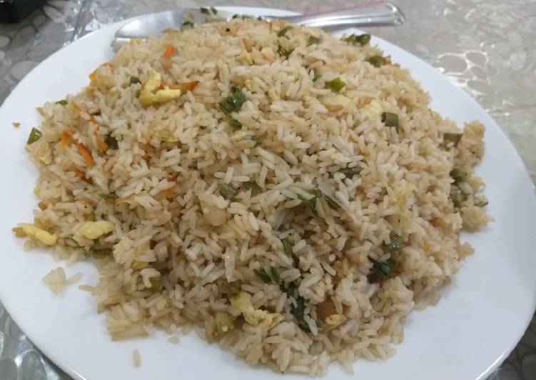 Egg veg fried rice