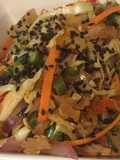 Salteado de verduras crocantes