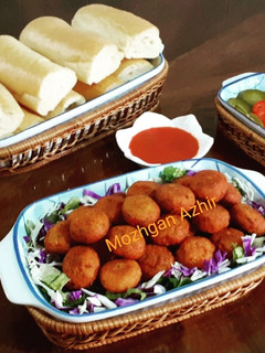 عکسی از دستور فلافل آبادان