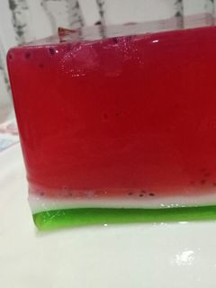 Foto resep Puding semangka tanpa buah semangka