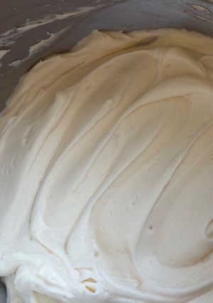 A picture of Light & Fluffy Cream Cheese Frosting.