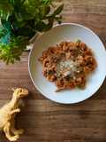 Dino-pasta con tomate para niños 👦🏻🧒🏼