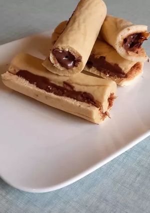 Une photo de MINIS ROULÉS nutella