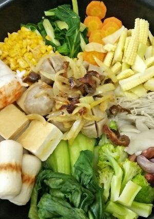 Foto resep Shabu shabu sayur / Jamur Rebusan sederhana no MSG