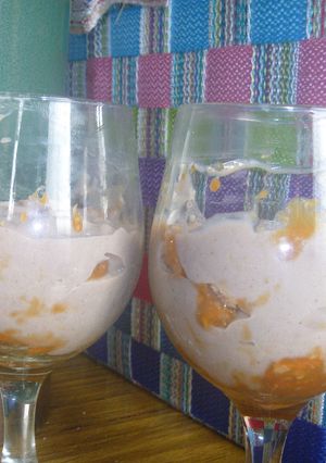 Una foto de Trifle de pastelera de chocolate