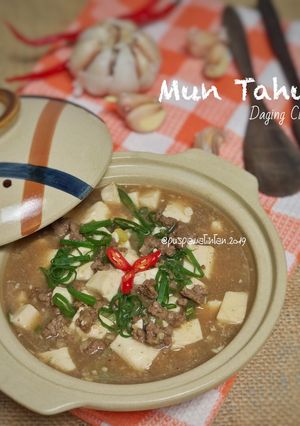 Foto resep Mun Tahu Daging Cincang
