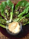 Lettuce 'Tacos' with Mushrooms