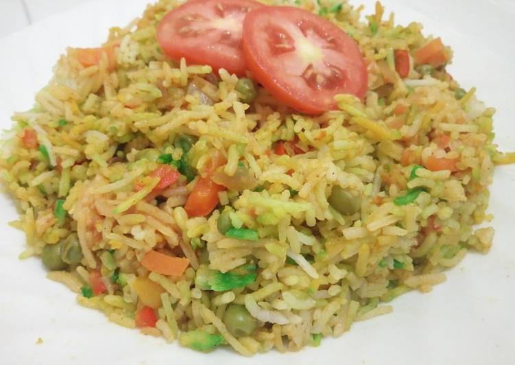 Layered Vegetable Biriyani#MyRiceDishContest