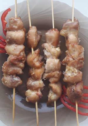 Фото Куриные шашлычки в духовке.
