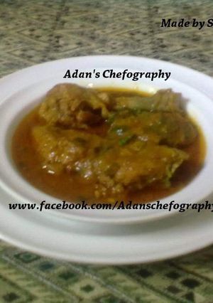 A picture of Chicken Qorma.