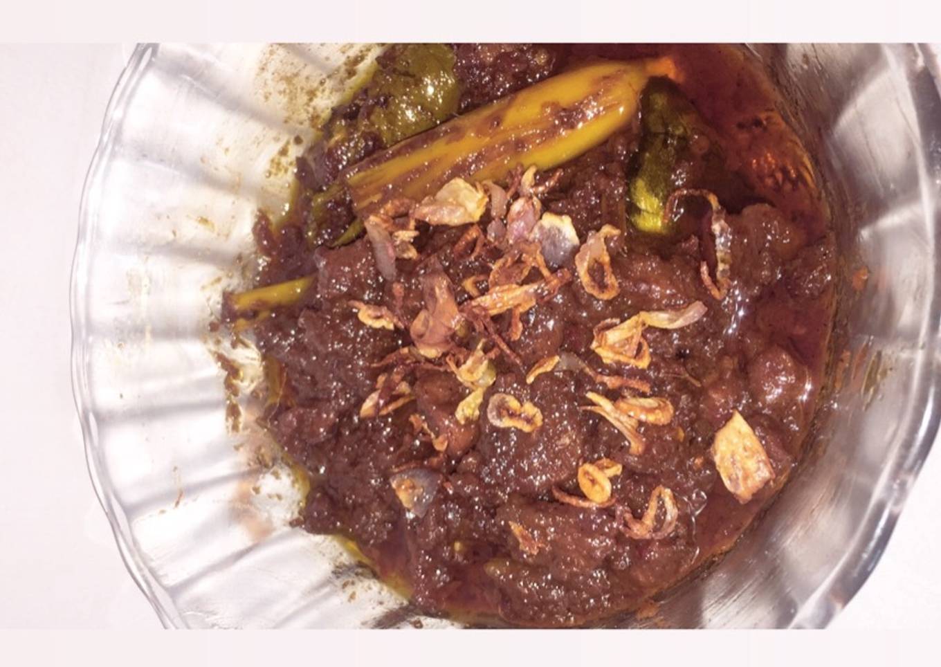 Rendang daging sapi