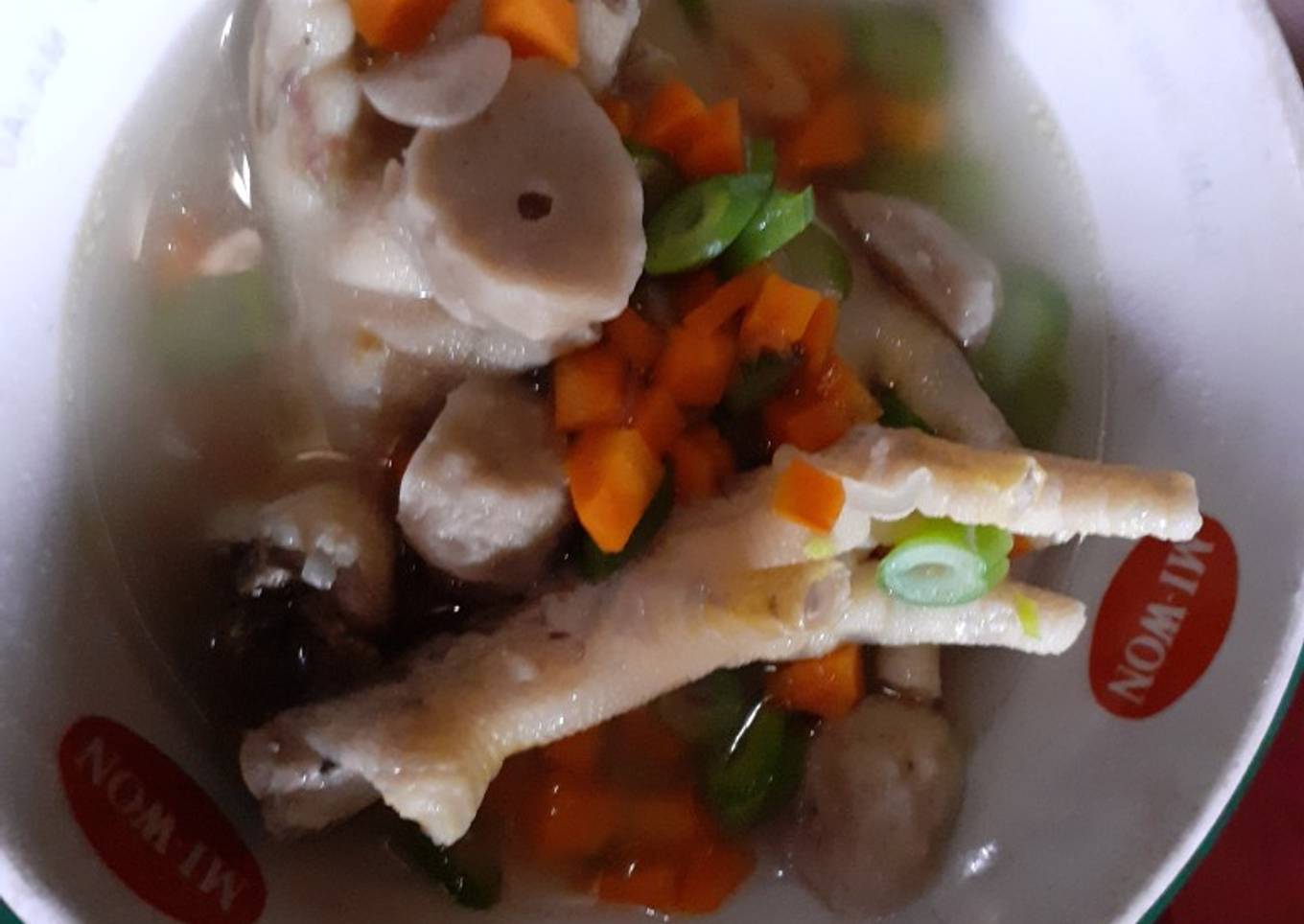 Sup cakar bakso untuk anak