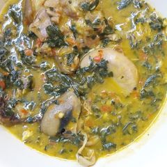 A picture of Bitter Leaf Soup.
