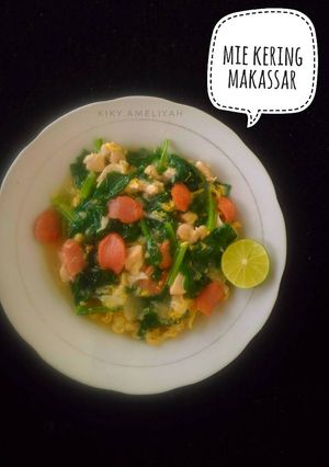 Foto resep Mie Kering Makassar ala anak kost