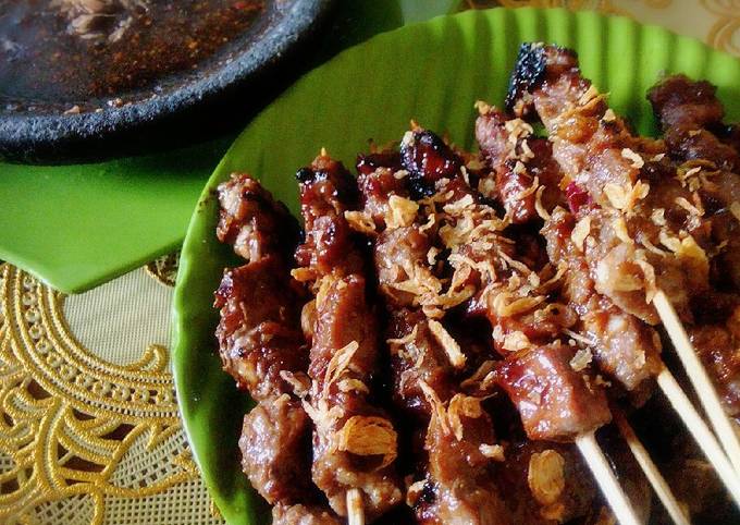 Resep: Sate sapi "moowww", yummy Untuk Pemula