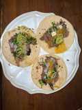 Tacos de puyazo al horno de leña