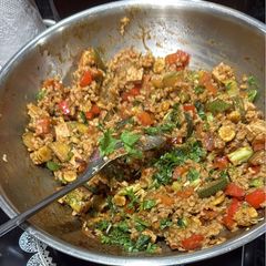 A picture of Miso Vegetable Brown Rice Stir-Fry.