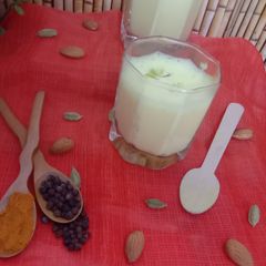 A picture of Masala Badam Milk.