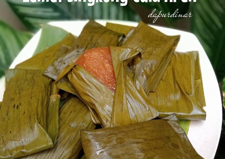 Resep Lemet singkong Gula Aren yang Enak