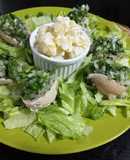 Locos con Salsa Verde y papas mayo