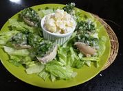 Una foto de salsa verde de chile