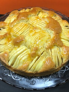 Una foto de Bizcocho con manzanas en Thermomix