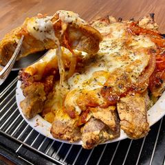 A picture of Hong Kong Style Baked Pork Chop with Rice 港式焗豬扒飯.