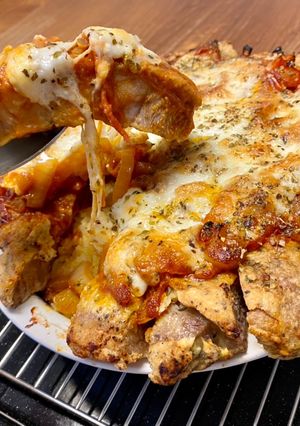 A picture of Hong Kong Style Baked Pork Chop with Rice 港式焗豬扒飯.