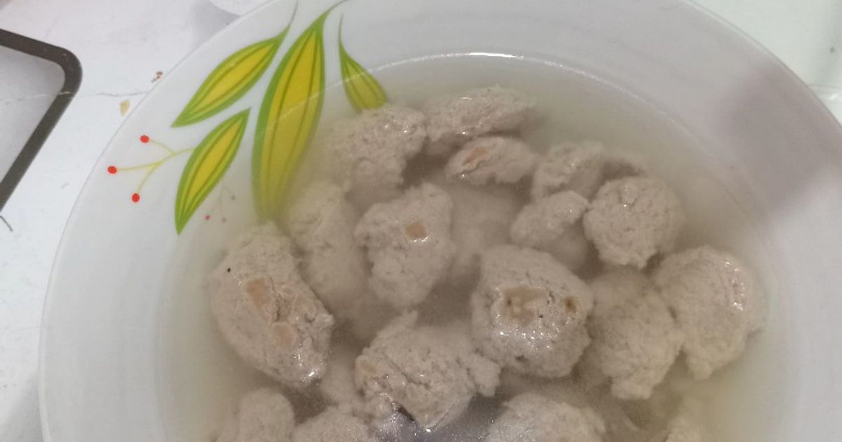 Resep bakso halus rumahan enak dan mudah - Cookpad